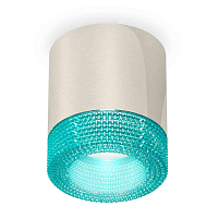 Купить Комплект накладного светильника Ambrella light Techno Spot XS7405005 PSL/BL серебро полированное/голубой (C7405, N7194) в Туле
