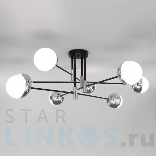 Купить Потолочная люстра Eurosvet Nuvola 70129/8 хром за 25 300 руб. в Туле Купить с доставкой Потолочная люстра Eurosvet Nuvola 70129/8 хром в Туле