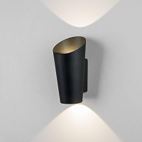 Купить Уличный настенный светодиодный светильник Elektrostandard Tronc 1539 Techno Led черный a053448 в Туле
