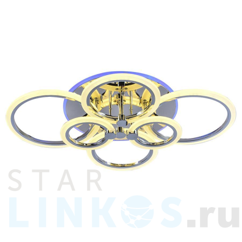 Купить Потолочная светодиодная люстра Profit Light 8076/6 CHR за 11 594 руб. в Туле Купить с доставкой Потолочная светодиодная люстра Profit Light 8076/6 CHR в Туле