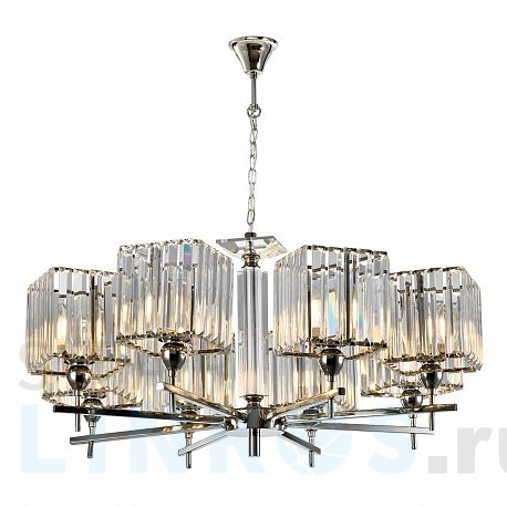 Купить Подвесная люстра iLamp Staten P9514-8 NIC за 79 790 руб. в Туле фото 2 Купить с доставкой Подвесная люстра iLamp Staten P9514-8 NIC в Туле фото 2