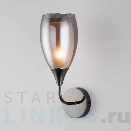 Купить Настенный светильник Eurosvet Cosmic 50285/1 черный жемчуг за 4 850 руб. в Туле Купить с доставкой Настенный светильник Eurosvet Cosmic 50285/1 черный жемчуг в Туле