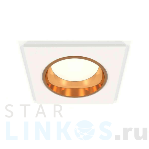 Купить с доставкой Комплект встраиваемого светильника Ambrella light Techno Spot XC6520004 SWH/PYG белый песок/золото желтое полированное (C6520, N6113) в Туле