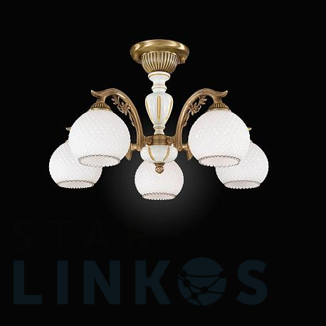 Купить Потолочная люстра Reccagni Angelo PL.8625/5 за 63 395 руб. в Туле фото 2 Купить с доставкой Потолочная люстра Reccagni Angelo PL.8625/5 в Туле фото 2