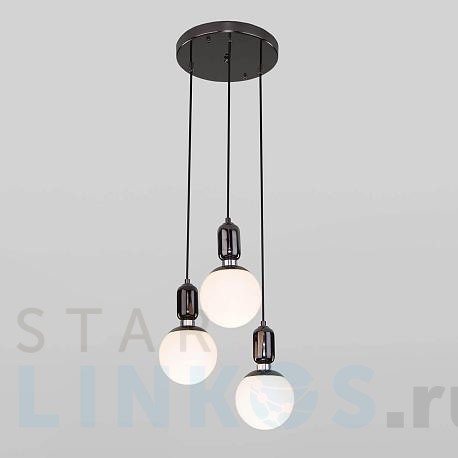 Купить Подвесной светильник Eurosvet 50151/3 черный жемчуг за 13 900 руб. в Туле фото 2 Купить с доставкой Подвесной светильник Eurosvet 50151/3 черный жемчуг в Туле фото 2