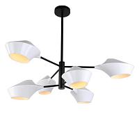 Купить Подвесная люстра Lumina Deco Romina LDP 6037-6 WT+BK в Туле