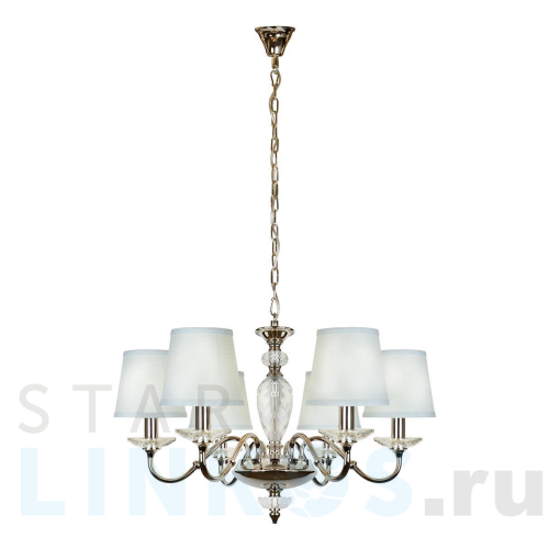 Купить Подвесная люстра iLamp Dolce Vita P2345-6 Nic за 40 690 руб. в Туле Купить с доставкой Подвесная люстра iLamp Dolce Vita P2345-6 Nic в Туле