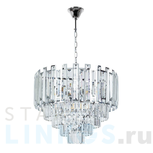 Купить Подвесная люстра Arte Lamp Ellie A1027SP-8CC за 24 990 руб. в Туле Купить с доставкой Подвесная люстра Arte Lamp Ellie A1027SP-8CC в Туле
