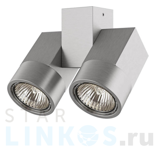 Купить с доставкой Потолочный светильник Lightstar Illumo X2 Alu 051039 в Туле
