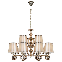 Купить Подвесная люстра iLamp Brooklyn P2401-8+4 Nickel в Туле