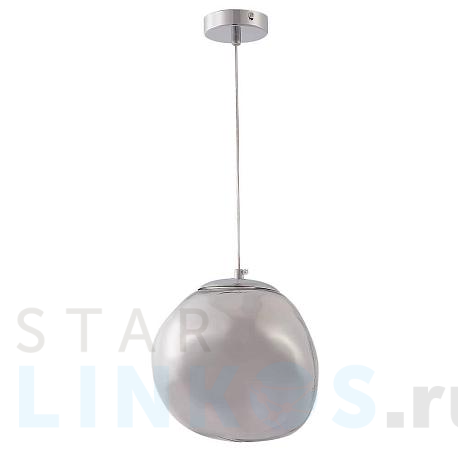 Купить Подвесной светильник Crystal Lux Malaga SP1 D200 Chrome за 5 300 руб. в Туле фото 2 Купить с доставкой Подвесной светильник Crystal Lux Malaga SP1 D200 Chrome в Туле фото 2