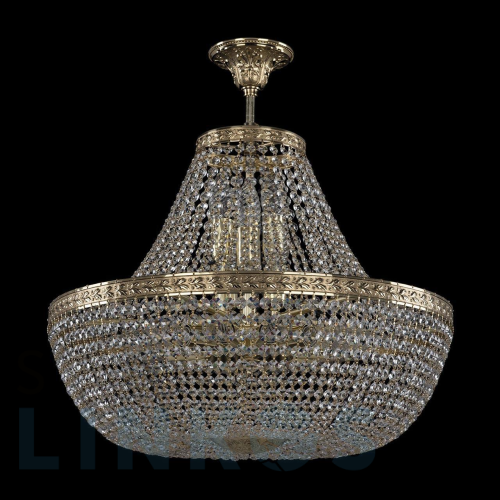 Купить Потолочная люстра Bohemia Ivele 19051/H1/55IV G за 66 254 руб. в Туле Купить с доставкой Потолочная люстра Bohemia Ivele 19051/H1/55IV G в Туле