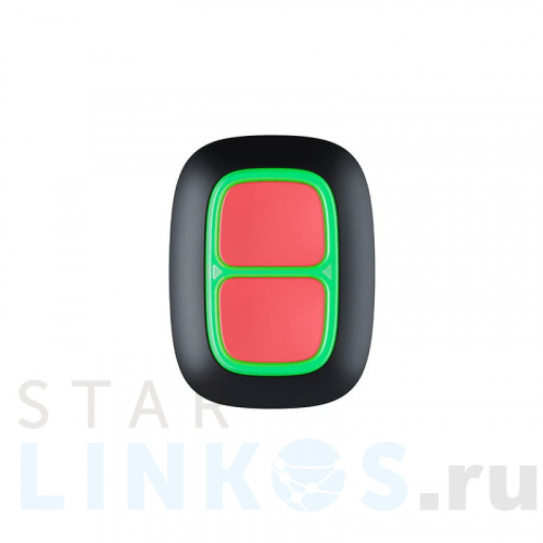 Купить Беспроводная экстренная кнопка Ajax DoubleButton (черный) за 2 268 руб. в Туле Купить с доставкой Беспроводная экстренная кнопка Ajax DoubleButton (черный) в Туле