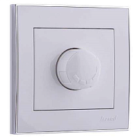 Купить Диммер 1000 Вт Lezard Rain белый с бок. вставкой хром 703-0225-157 в Туле