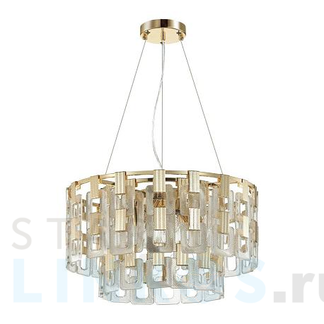 Купить Подвесная люстра Odeon Light Hall Buckle 4989/9 за 51 410 руб. в Туле фото 2 Купить с доставкой Подвесная люстра Odeon Light Hall Buckle 4989/9 в Туле фото 2