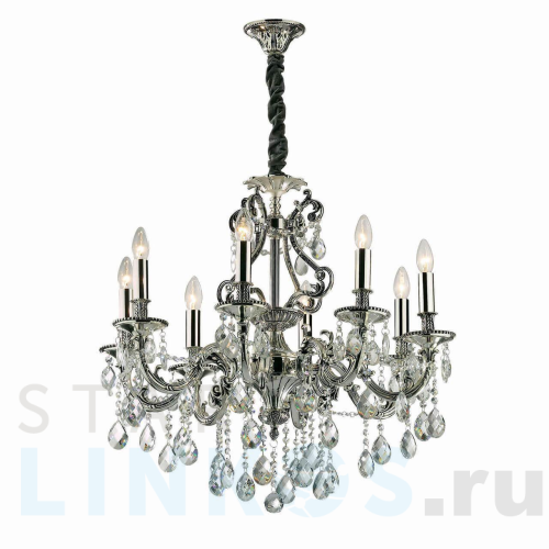 Купить Подвесная люстра Ideal Lux Gioconda SP8 Argento 044934 за 177 840 руб. в Туле Купить с доставкой Подвесная люстра Ideal Lux Gioconda SP8 Argento 044934 в Туле