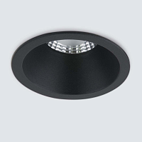 Купить Встраиваемый светодиодный светильник Elektrostandard 15266/LED черный a055719 в Туле