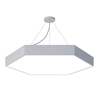 Купить Подвесной светодиодный cветильник Geometria ЭРА Hexagon SPO-122-W-40K-066 66Вт 4000К белый Б0050552 в Туле
