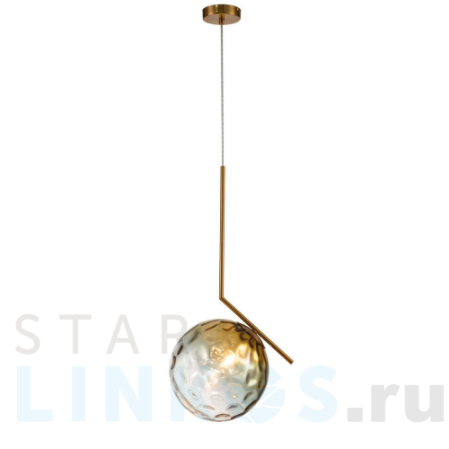 Купить Подвесной светильник Indigo Dolce 11007/1P Gold V000120 за 6 360 руб. в Туле Купить с доставкой Подвесной светильник Indigo Dolce 11007/1P Gold V000120 в Туле