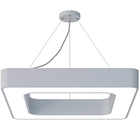 Купить Подвесной светодиодный cветильник Geometria ЭРА Quadro SPO-161-W-40K-060 60Вт 4000К белый Б0050582 в Туле