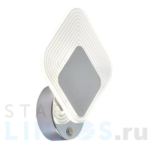 Купить с доставкой Настенный светодиодный светильник Profit Light 5886/1W CHR в Туле