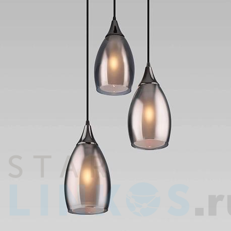 Купить Подвесной светильник Eurosvet 50085/3 черный жемчуг за 14 400 руб. в Туле фото 2 Купить с доставкой Подвесной светильник Eurosvet 50085/3 черный жемчуг в Туле фото 2