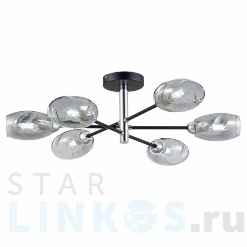 Купить Потолочная люстра Evoluce Gloa SLE155512-06 за 11 070 руб. в Туле Купить с доставкой Потолочная люстра Evoluce Gloa SLE155512-06 в Туле