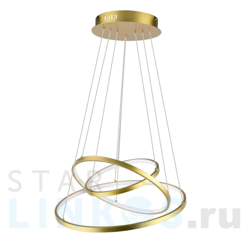 Купить Подвесная светодиодная люстра Gerhort G61290/3GD за 13 600 руб. в Туле Купить с доставкой Подвесная светодиодная люстра Gerhort G61290/3GD в Туле