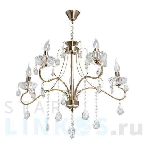 Купить Подвесная люстра De Markt City Свеча 683014105 за 13 950 руб. в Туле Купить с доставкой Подвесная люстра De Markt City Свеча 683014105 в Туле
