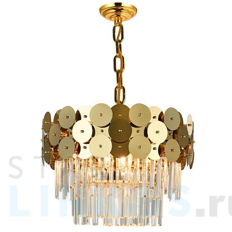Купить Подвесная люстра Natali Kovaltseva Beyond 76015/10C Gold за 29 084 руб. в Туле фото 2 Купить с доставкой Подвесная люстра Natali Kovaltseva Beyond 76015/10C Gold в Туле фото 2