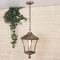 Купить Уличный подвесной светильник Elektrostandard Virgo H черное золото a031928 в Туле