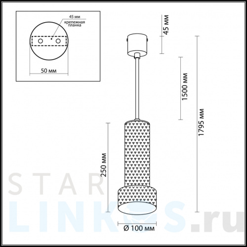 Купить с доставкой Подвесной светильник Odeon Light L-vision Afra 4741/5L в Туле фото 2