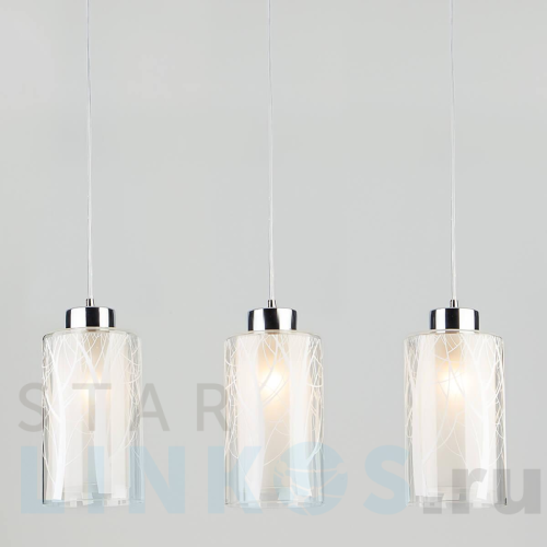 Купить Подвесной светильник Eurosvet 50001/3 хром за 8 490 руб. в Туле Купить с доставкой Подвесной светильник Eurosvet 50001/3 хром в Туле