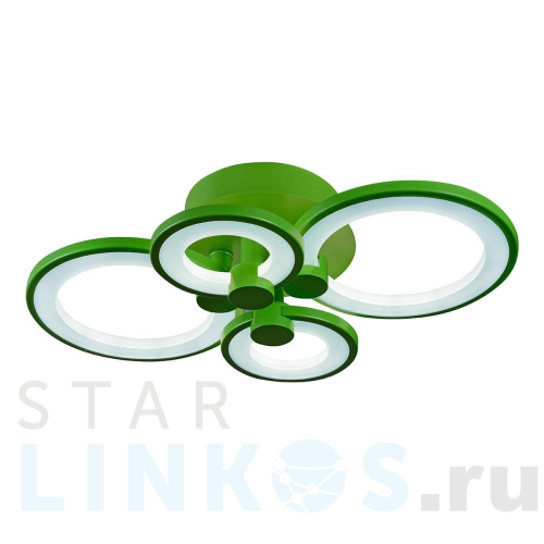 Купить Потолочная светодиодная люстра iLedex Ring A001/4 Green за 21 190 руб. в Туле Купить с доставкой Потолочная светодиодная люстра iLedex Ring A001/4 Green в Туле