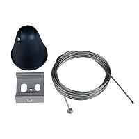 Купить Набор для подвесного монтажа шинопроводов Uniel UFB-H41 Black 1 Polybag UL-00003666 в Туле