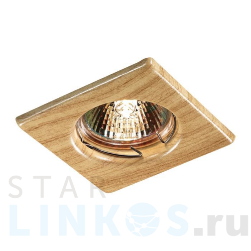 Купить Встраиваемый светильник Novotech Spot Wood 369716 за 360 руб. в Туле Купить с доставкой Встраиваемый светильник Novotech Spot Wood 369716 в Туле