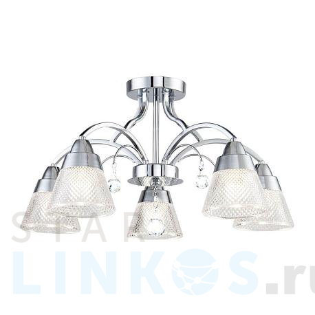 Купить Потолочная люстра Freya Enrica FR2011CL-05CH за 12 341 руб. в Туле фото 2 Купить с доставкой Потолочная люстра Freya Enrica FR2011CL-05CH в Туле фото 2