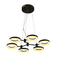 Купить Подвесная светодиодная люстра Gerhort G61296/12BK в Туле