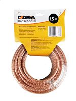 Купить Кабель коаксиальный RG-6SAT-Gold для подключения спутниковой антенны, 15м, CADENA в Туле