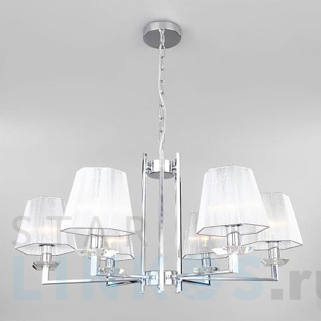 Купить Подвесная люстра Eurosvet Alegria 60125/6 хром Smart за 26 800 руб. в Туле фото 2 Купить с доставкой Подвесная люстра Eurosvet Alegria 60125/6 хром Smart в Туле фото 2