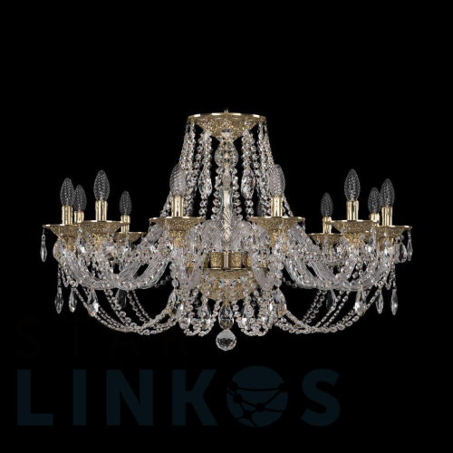 Купить с доставкой Подвесная люстра Bohemia Ivele 16106/12/300 G в Туле