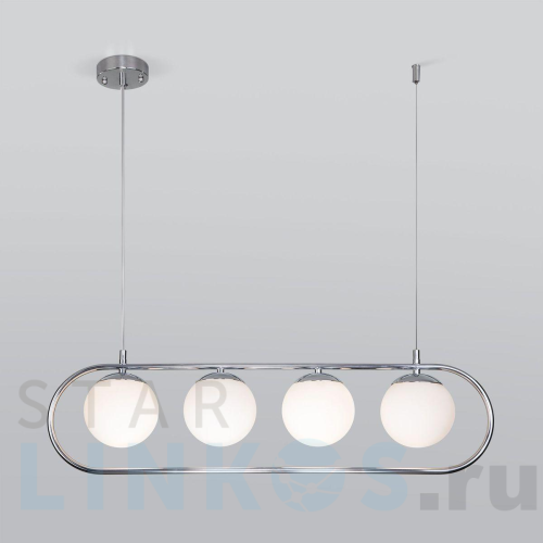 Купить Подвесной светильник Eurosvet Ringo 50089/4 хром за 13 700 руб. в Туле Купить с доставкой Подвесной светильник Eurosvet Ringo 50089/4 хром в Туле