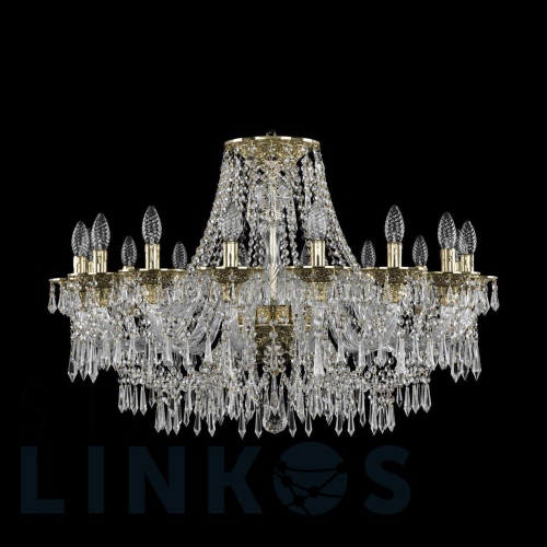 Купить Подвесная люстра Bohemia Ivele 16103/16/300 G за 276 040 руб. в Туле Купить с доставкой Подвесная люстра Bohemia Ivele 16103/16/300 G в Туле