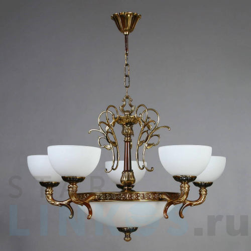 Купить Подвесная люстра Ambiente Toledo 02155/5 PB за 118 779 руб. в Туле Купить с доставкой Подвесная люстра Ambiente Toledo 02155/5 PB в Туле