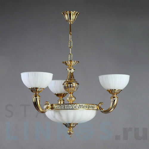 Купить Подвесная люстра Ambiente Lugo 8539/3 WP за 87 783 руб. в Туле Купить с доставкой Подвесная люстра Ambiente Lugo 8539/3 WP в Туле