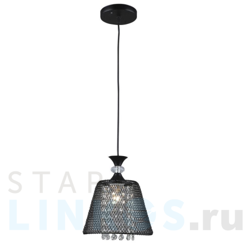 Купить Подвесной светильник Seven Fires Metida WD3604/1P-BK за 1 940 руб. в Туле Купить с доставкой Подвесной светильник Seven Fires Metida WD3604/1P-BK в Туле