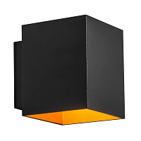 Купить Настенный светильник Zumaline Sola wl square black-gold 91063 в Туле