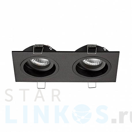 Купить Встраиваемый светильник Zumaline Chuck dl2 square 20068-BK за 5 140 руб. в Туле фото 2 Купить с доставкой Встраиваемый светильник Zumaline Chuck dl2 square 20068-BK в Туле фото 2