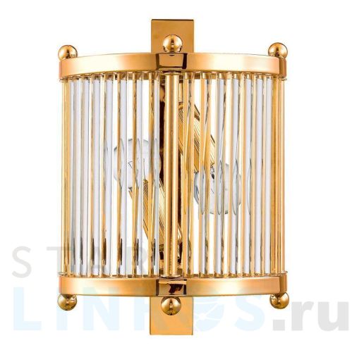 Купить с доставкой Настенный светильник Crystal Lux Tadeo AP2 Gold/Transparente в Туле