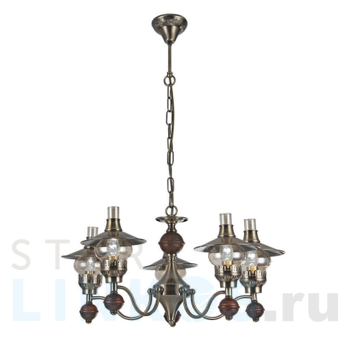 Купить Подвесная люстра Arte Lamp Trattoria A5664LM-5AB за 22 990 руб. в Туле Купить с доставкой Подвесная люстра Arte Lamp Trattoria A5664LM-5AB в Туле